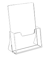 flyer holder 8.5 x 11
