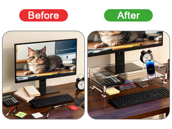 Clear Computer Stand Laptop Riser