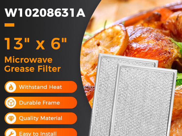 13 x 6" Microwave Grease Filter