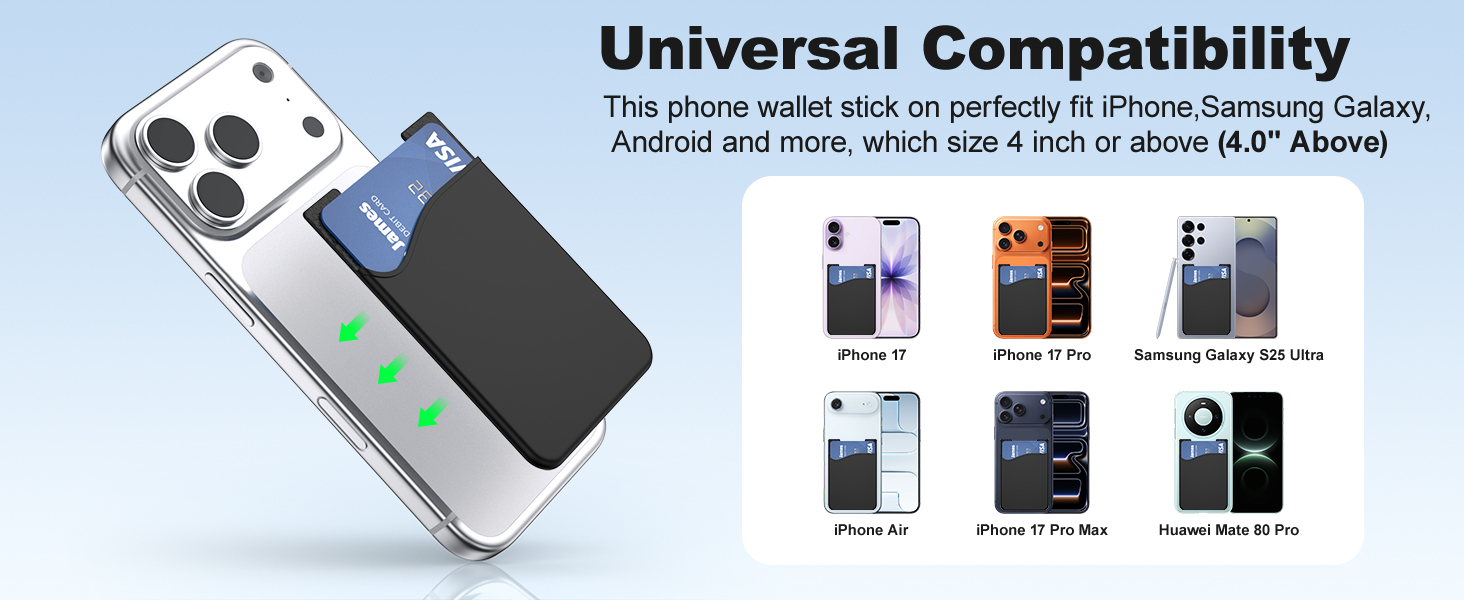 cell phone card holder