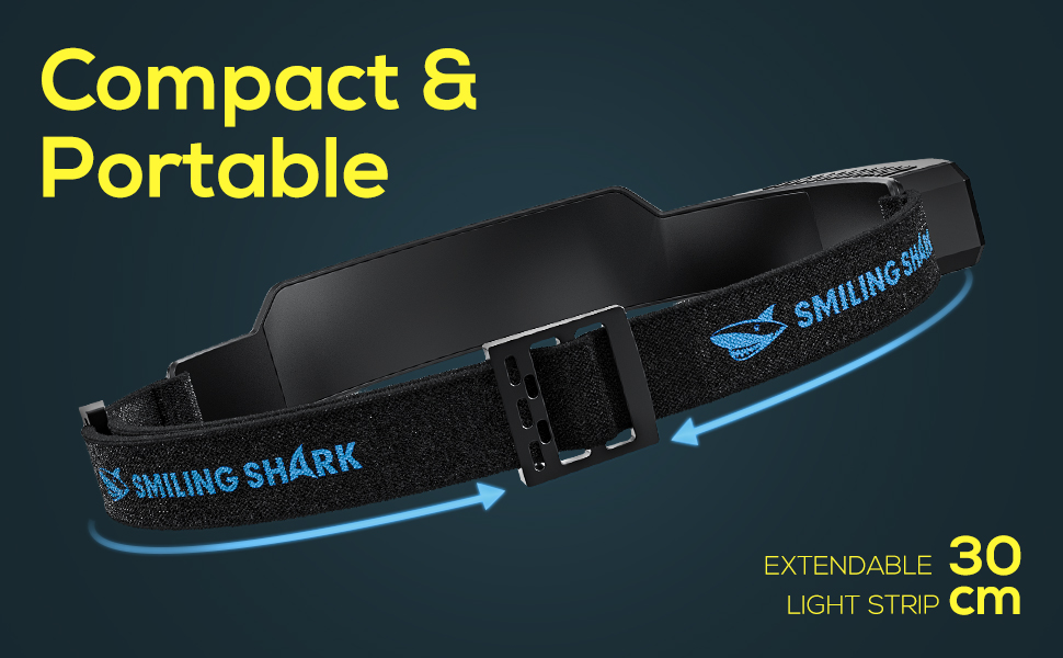 Smiling shark headlamp