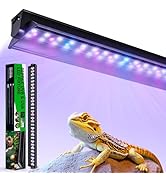 23W T5 UVB LED Reptile Light – High Output UVA UVB Light for Bearded Dragon, T5 10.0 UVB Reptile ...