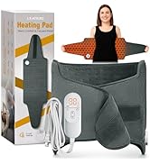 Heating Pad for Back Pain Relief, Wrap Around Heating Pad for Period Cramps, Large Moist Heat Pad...