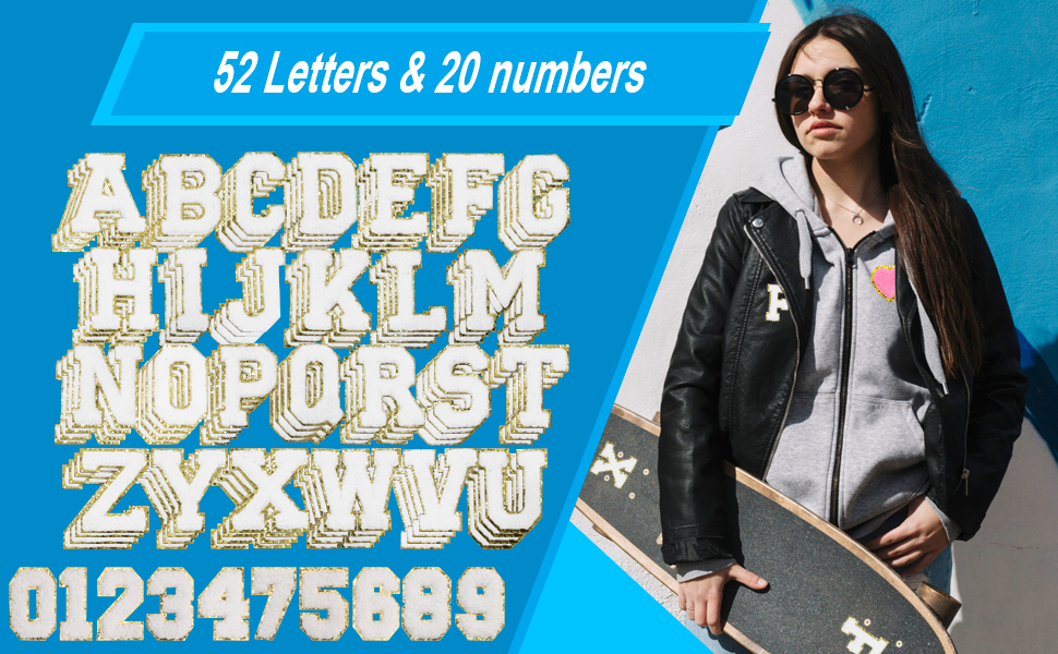 52 Letters &amp;amp;amp; 20 Number Patches