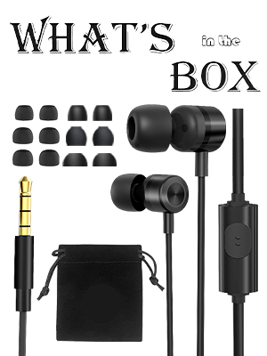 3.5 mm wired earbuds