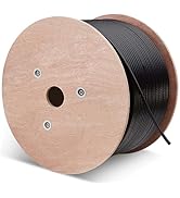 UltraPoE 1000ft Outdoor Ethernet Cable Direct Burial Bulk Cat 5 Network Line, 24AWG 4 Pair Solid ...