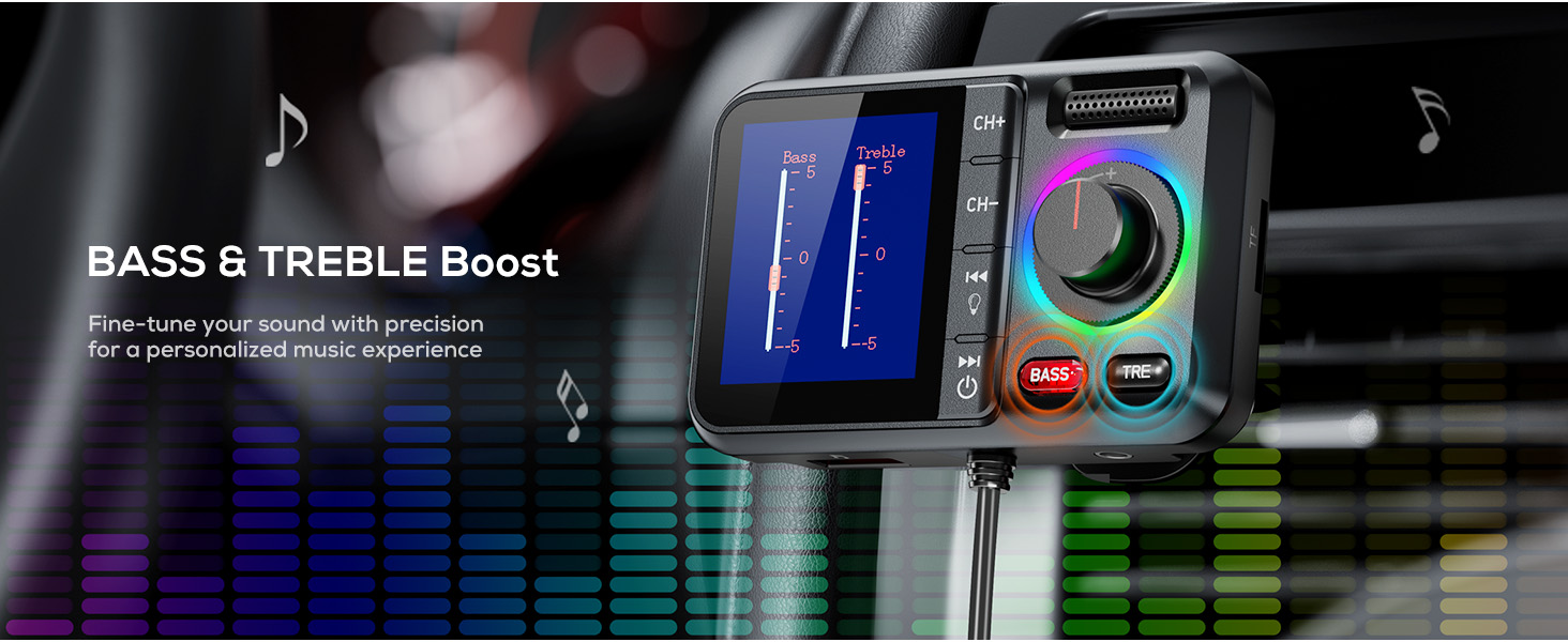 bluetooth fm transmitter car