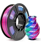 Tecsonar Silk PLA 3D Printer Filament Triple Color Silk PLA Filament 1.75mm 3D Printing Filament ...