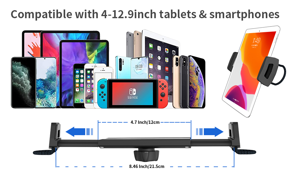 universal tablet mount for car