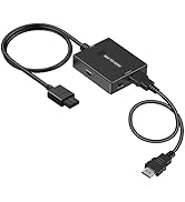 Uzifhdhi HDMI Cable for N64, N64 to HDMI Adapter Converter for N64/ Game Cube/SNES