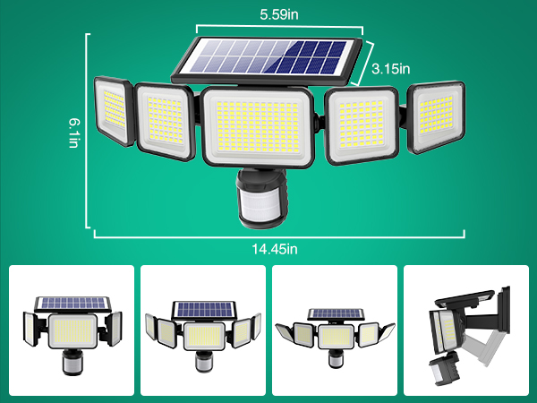 adjustable solar lights