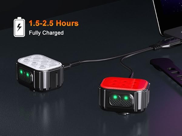 bike headlight and tail light set bike front light led bike lights