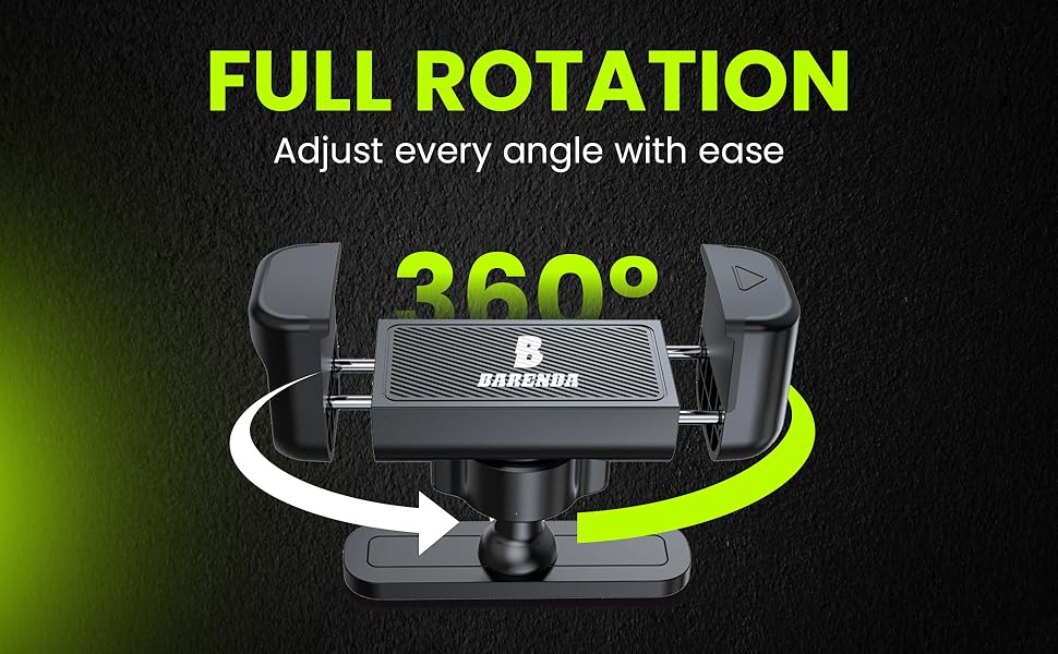 Magnetic Phone Holder for Gym with N52 Magnet and Secure Clip