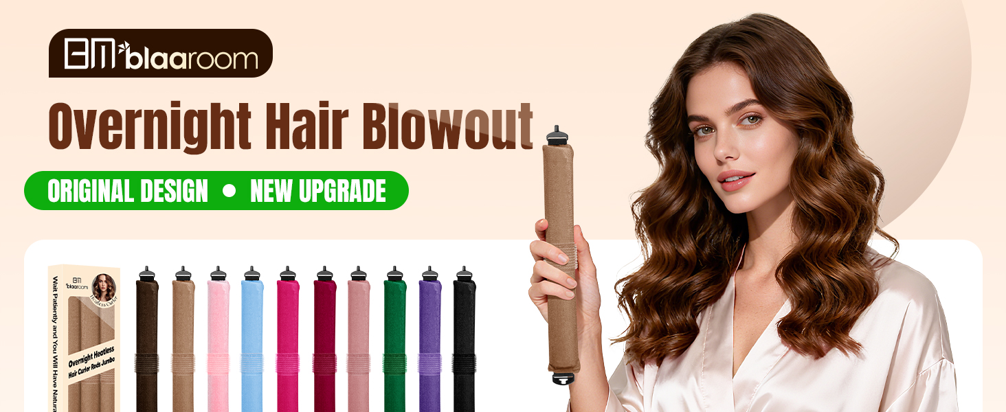 heatless curls overnight blowout rod heatless hair curler heatless hair curler jumbo flexi