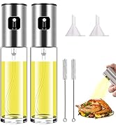 ZEREOOY Oil Sprayer for Cooking Olive Oil Sprayer Mister for Air Fryer Vegetable Vinegar Oil Port...