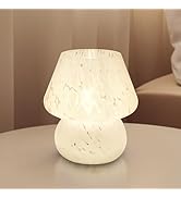 Dawnwake Mushroom Lamp Table Lamp for Bedroom,Small Desk Bedside Lamps for Living Room,Mushroom D...