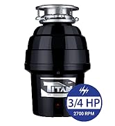 Titan 3/4 Horsepower Garbage Disposal