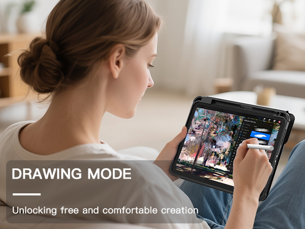 for iPad Air 11-inch M3 2025/M2 2024 &amp;amp; iPad Air 5th/4th Case with Keyboard