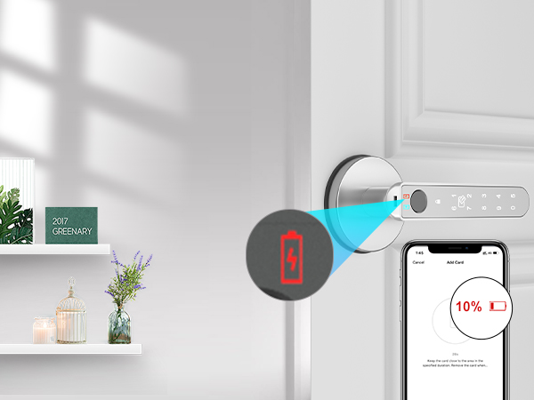 Battery level check on app Silver