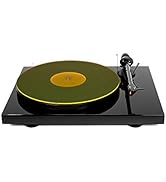 Acrylic Turntable Mat - 11.75" YellowLit Vinyl Record Acrylic Mat - Precision Machined Acrylic Tu...