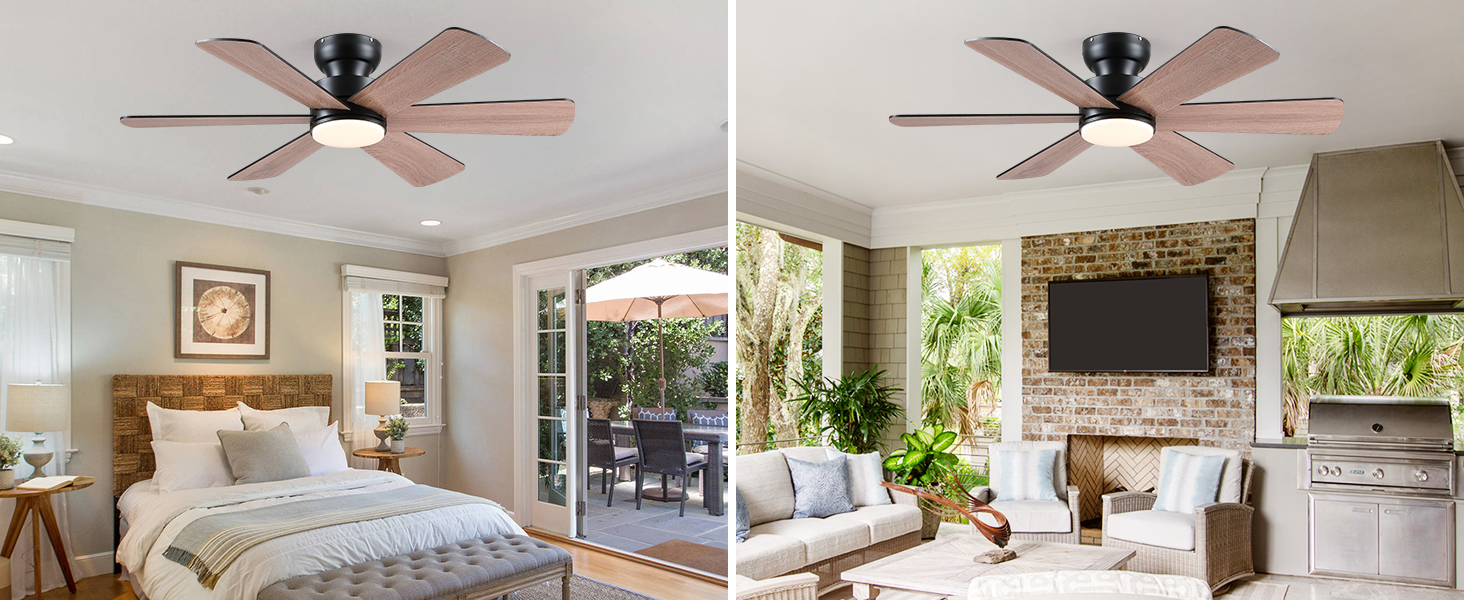 ceiling fan with light patio