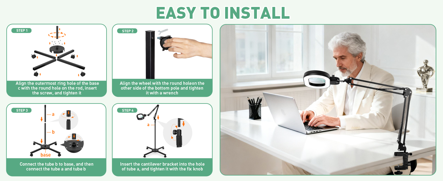 magnifying glass with light and stand magnifying glass for reading magnifying lamp magnifier