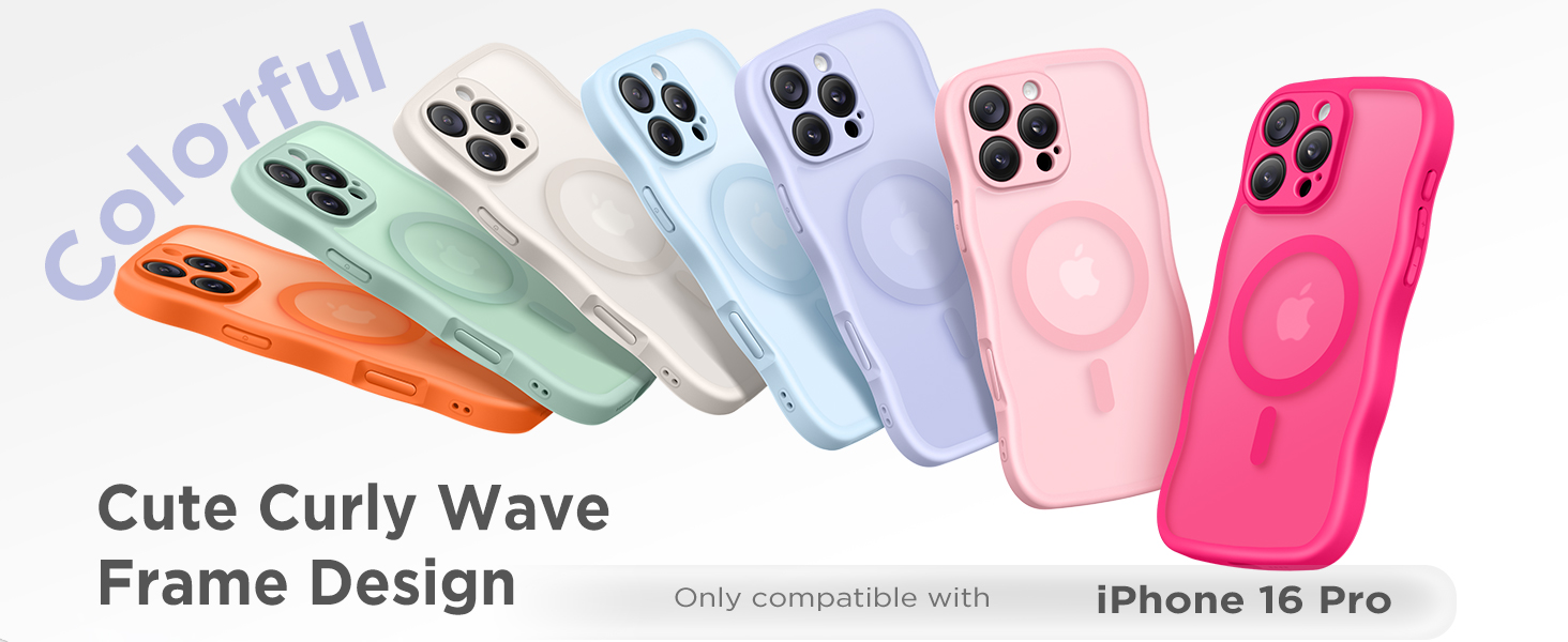 for iPhone 16 Pro Case, Compatible with MagSafe, Military-Grade Protection, Magnetic Phone Case