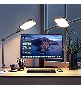 UBeesize Streaming Light (1 Pack), 8" Ring Light for Desk with Clamp and Adjustable Arm, Zoom Lig...