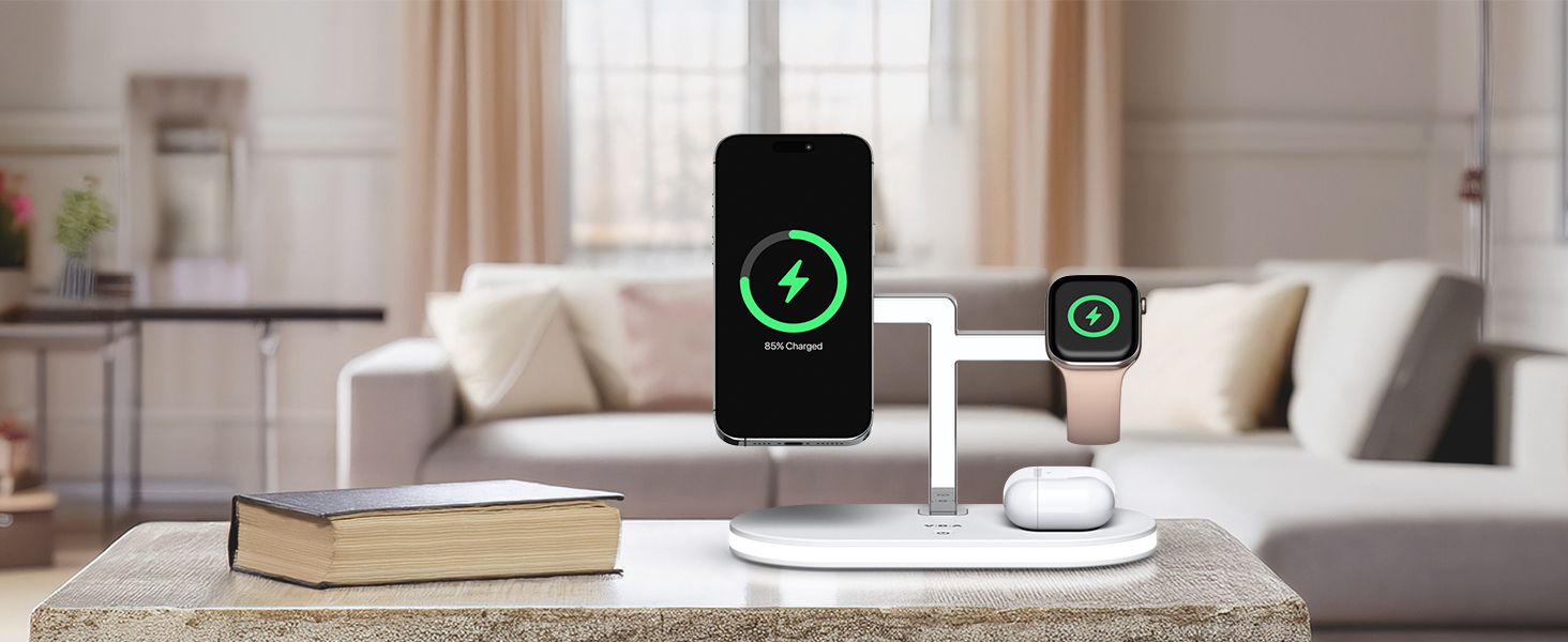 4 in 1 charging station for apple devices