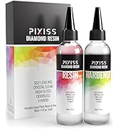 Epoxy Resin Crystal Clear Casting Resin for Epoxy and Resin Art | Pixiss Brand Easy Mix 1:1 (8-Ou...