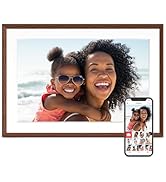 Digital Picture Frame, 10.1'' Frameo Digital Frame Wifi, 1280*800 HD Touch Screen, 32GB Memory, W...