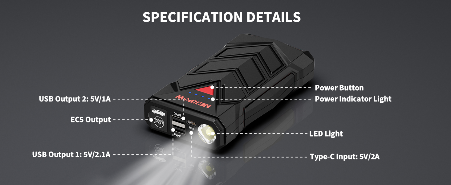 battery jumper starter portable