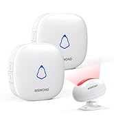 Wireless Motion Sensor Door Chime: Business Entry Doorbell Indoor Motion Detector Alarm Buzzer St...