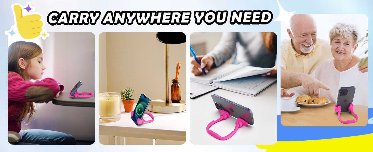 Christmas Stocking Stuffers for Teens Girls Women Cell Phone Holder Thumbs Up Lazy Phone Holder