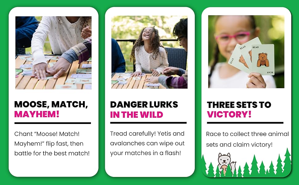 fun for the whole family, wild fun, slap the card