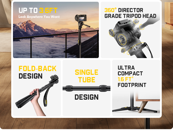 Fanttik DT10 PRO tripod