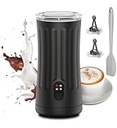 Ovetedot Milk Frother, Upgraded 4-in-1 Milk Frother and Steamer, Hot and Cold Foam Maker and Milk...