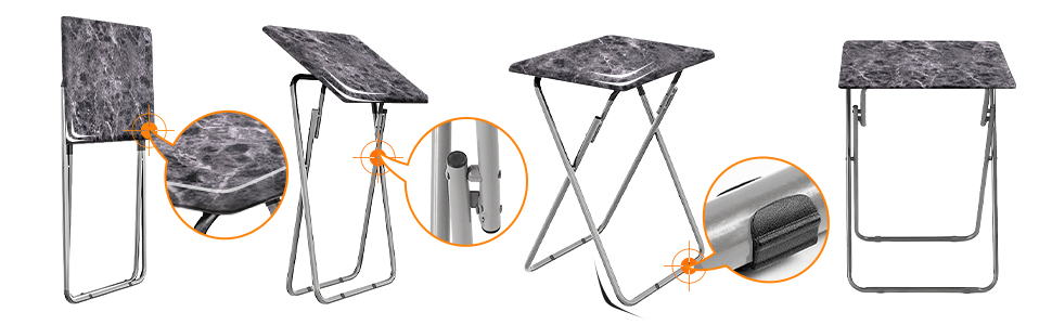 folding snack side table