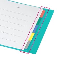 Kokuyo Campus Slide Binder, Middle Type, B5, 26 Holes, Up to 100 Sheets, Green