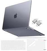 MOSISO Compatible with MacBook Air 13 inch Case 2024 2023 2022 M3 A3113 M2 A2681 Touch ID, Ultra-...