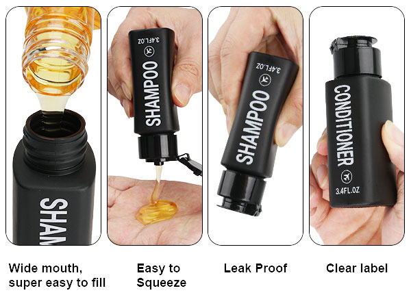 Travel Bottles for Toiletries