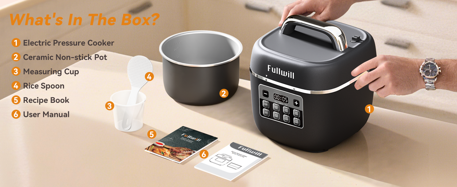 rich accessories in the box. enjoy your cooking!