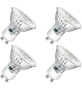 CTKcom 5W LED GU10 Spotlight Light Bulbs,120V Dimmable 6000K White Light, Glass Cover,50W GU10 Ha...