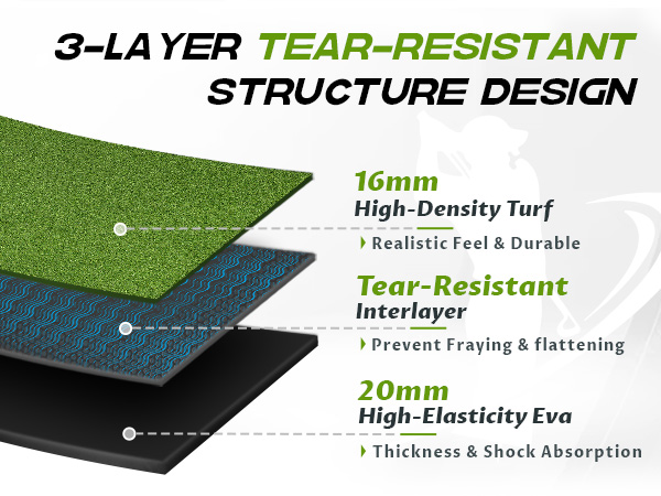 golf mats practice outdoor heavy duty construction