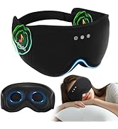 BambooCotton 3D Bluetooth Sleep Mask, LC-dolida 2025 New Sleep Headphones, Wireless Comfort, Sust...