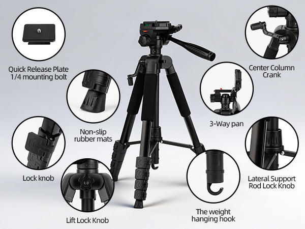 Camera Tripod Tripod for Camera and Phone