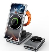 3 in 1 Magnetic Charging Station for Samsung, Mag-Safe Wireless Charger for Samsung Galaxy S25 Ul...