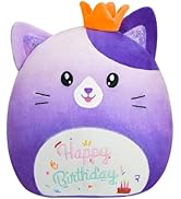 AWNOGKUE Cat Stuffed Animal Cat Plush Toys 12 Inch Soft Plushies Pillow Cute Gradient Purple Plus...