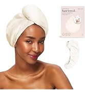 Kitsch Microfiber Hair Towel Wrap for Women - Microfiber Towel, Super Absorbent, Quick Dry, Anti-...