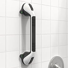 shower grab bar suction